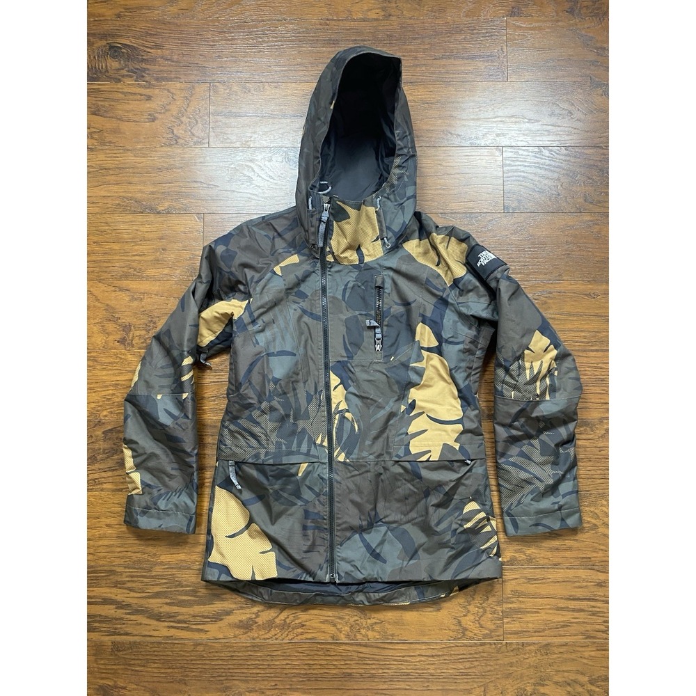 The North Face Hooded Rain Jacket Palm Tree Camo